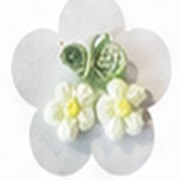 Cream Trio charm