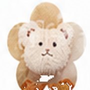 Cream Teddy charm
