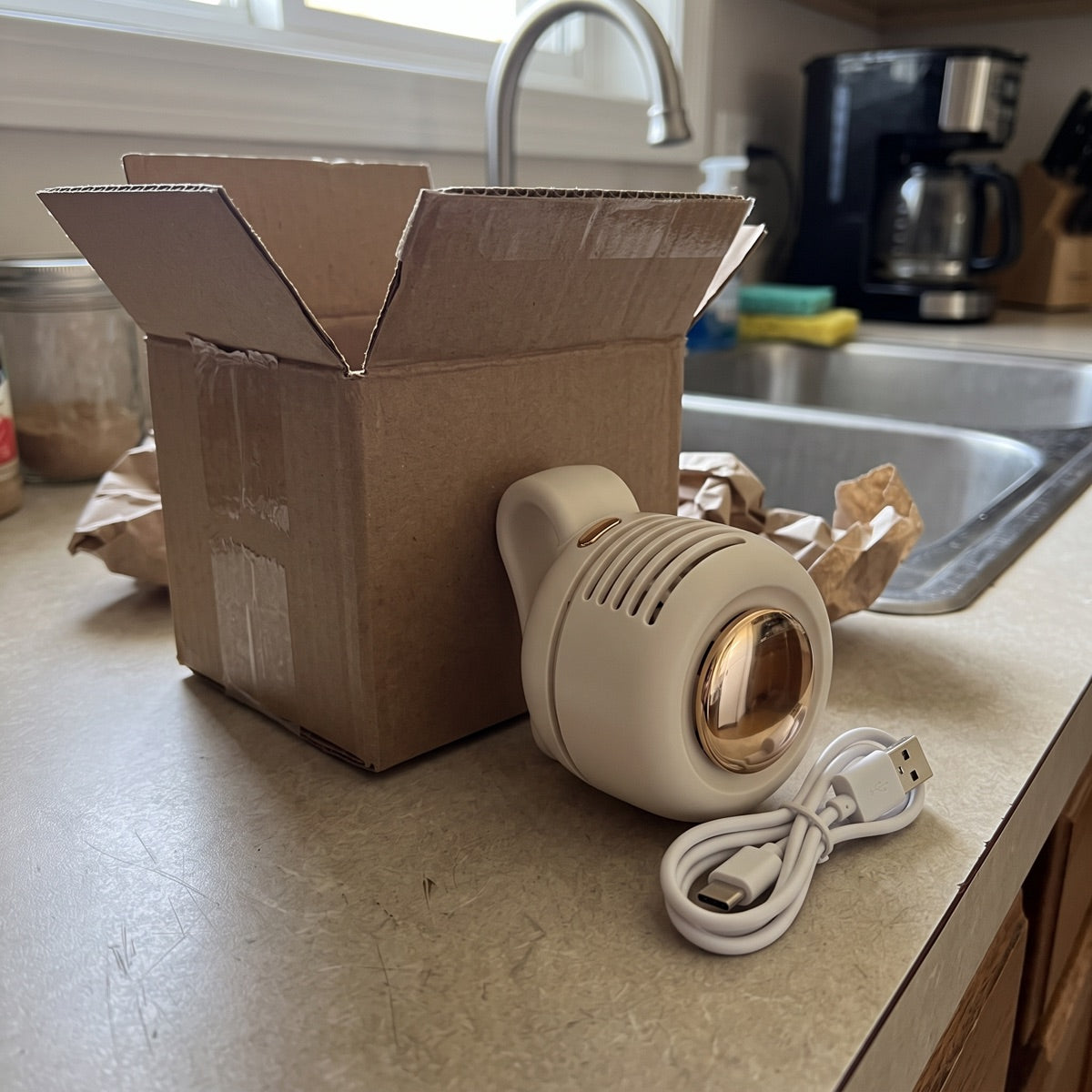 Customer photo — Cream White ChillClip just delivered